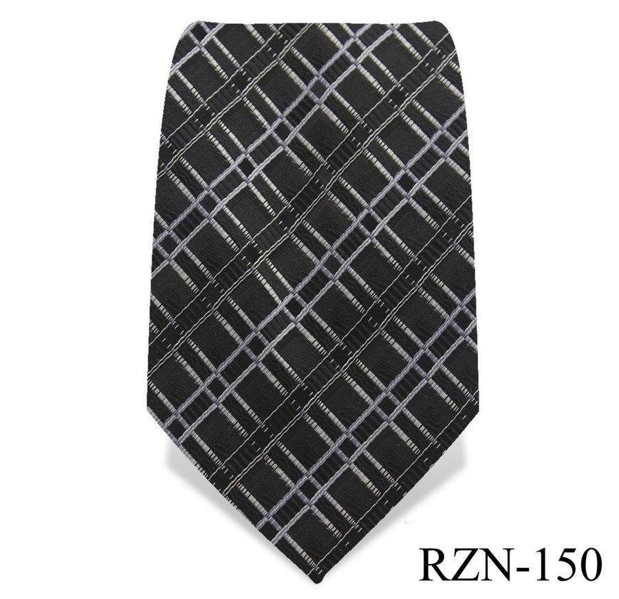 Black Checkered Tie