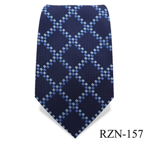 Royal Blue Check Tie