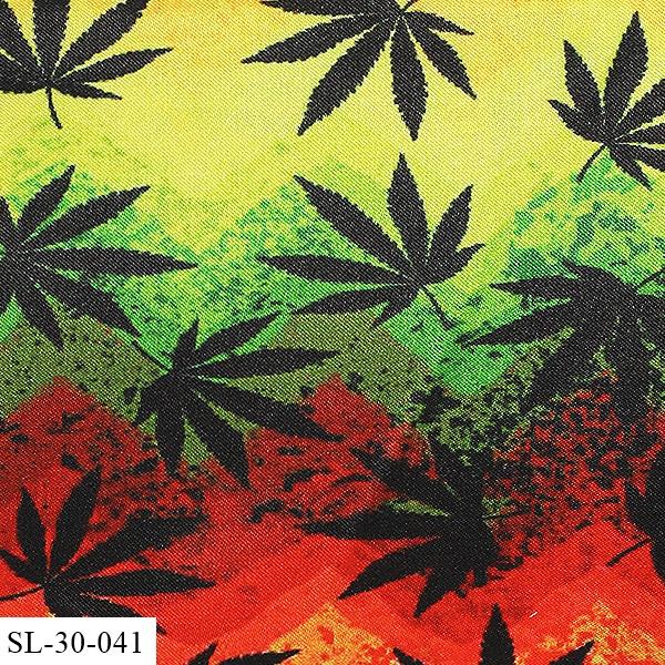 Multi Print Leaf Pocket Square