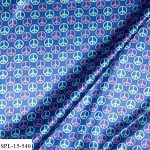 Blue Peace Pocket Square