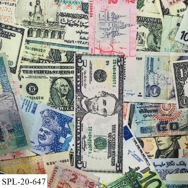 International Money Pocket Square