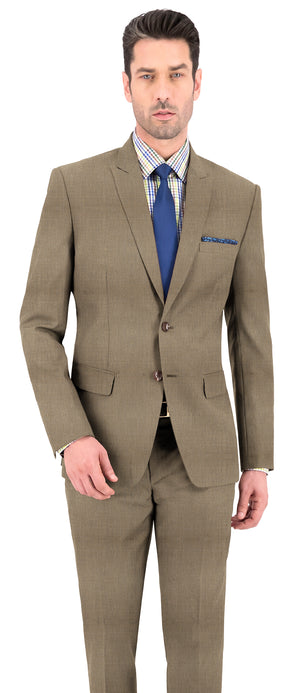 Camel Brown Texture Plain Jacket