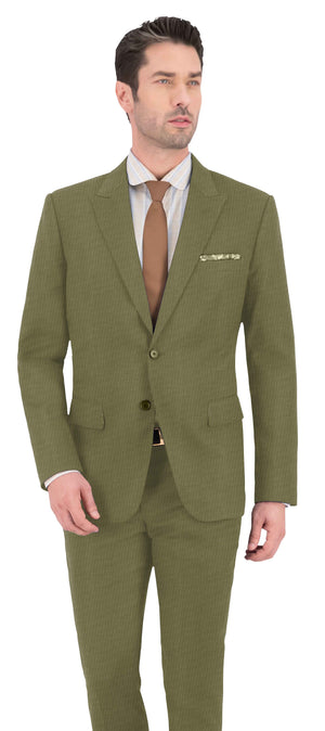 Camel Brown Plain Suit