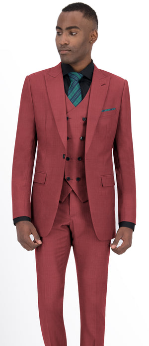 Chestnut Red Plain Jacket