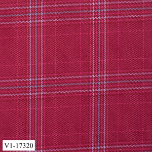 Red with Light Blue Check Vest