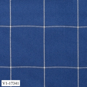 Sapphire Blue Thick Windowpane Suit