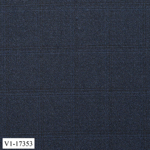 Blue Grey Check Suit