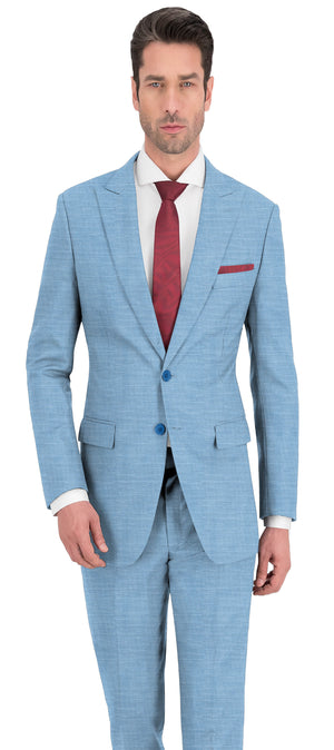 Baby Blue Plain Suit