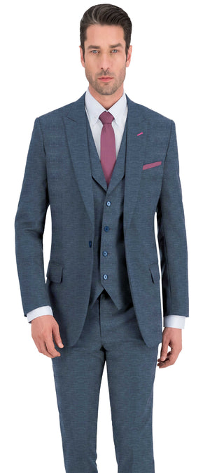 Turkish Blue Plain Suit