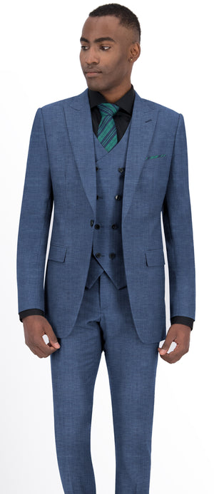 Blue Plain Suit