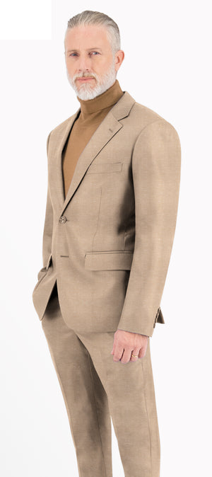 Tan Plain Suit