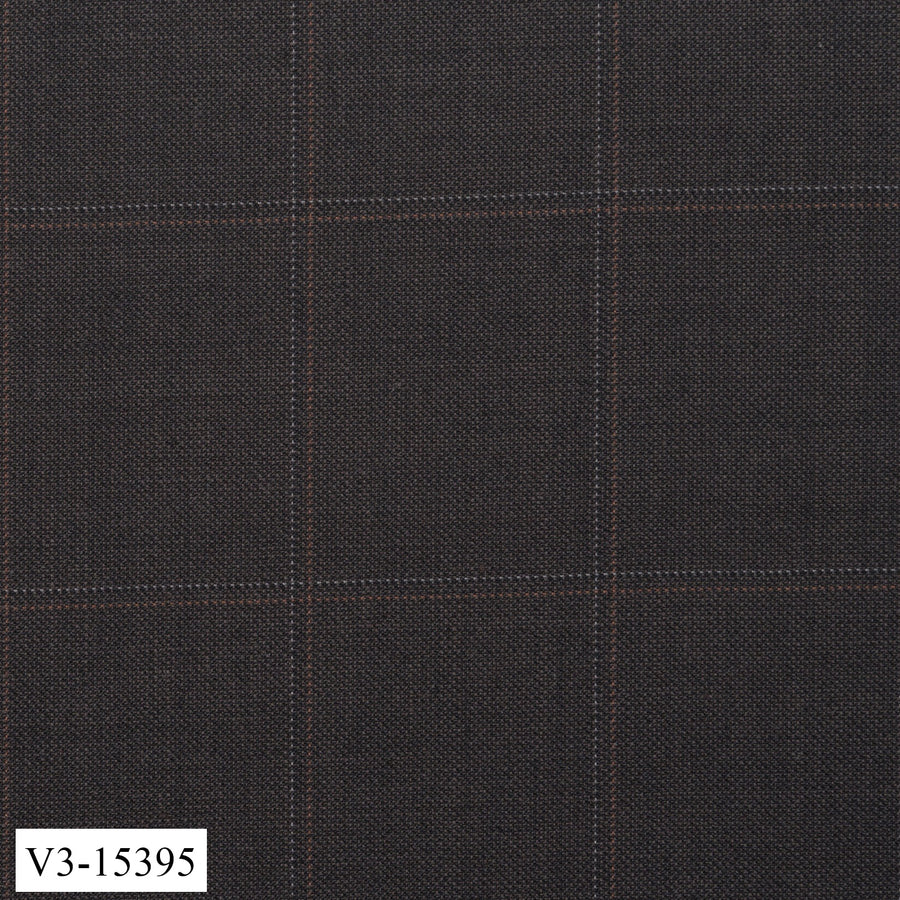 Charcoal Grey With Light Windowpane Suit