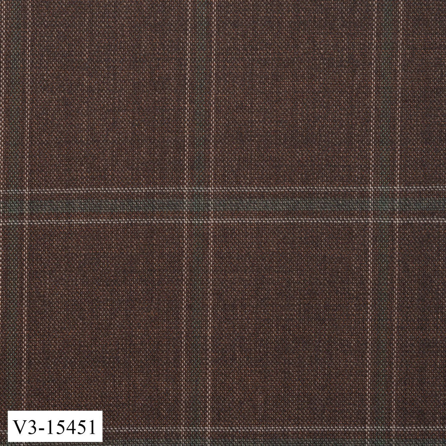 Ash Pecan Brown Check Suit