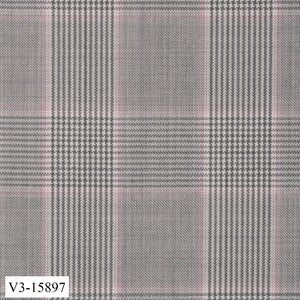 Thunder Grey White With Dark Check Suit