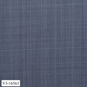 Light Grey Blue Prince of Wales Check Pant