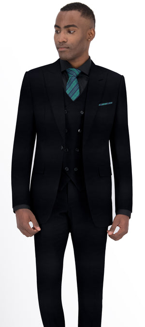 Charcoal Grey Plain Suit