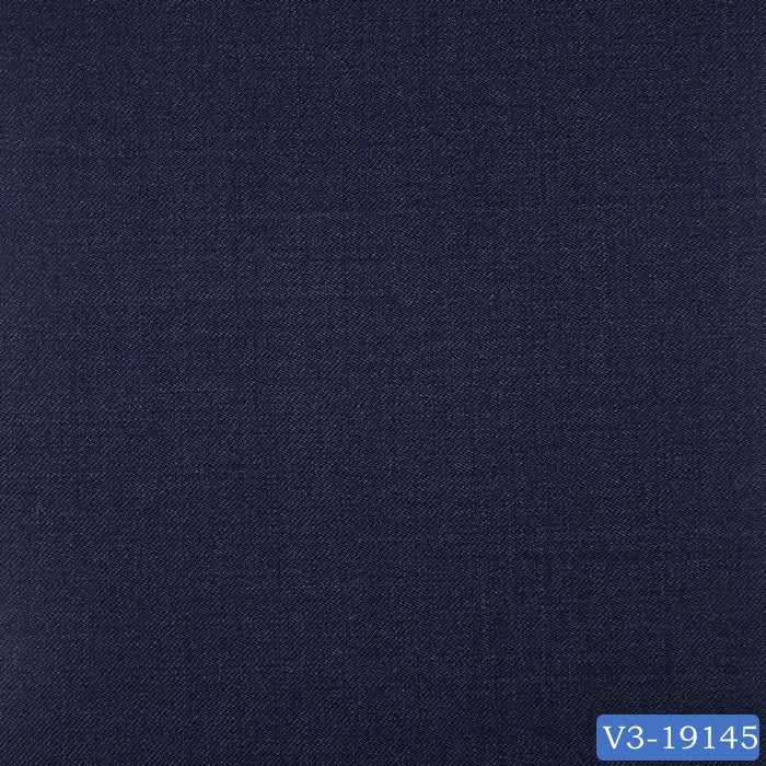 Prussian Blue Textured Plain Vest