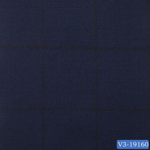 Space Blue Prince of Wales Check Suit