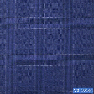 Yale Blue Prince of Wales Check Suit