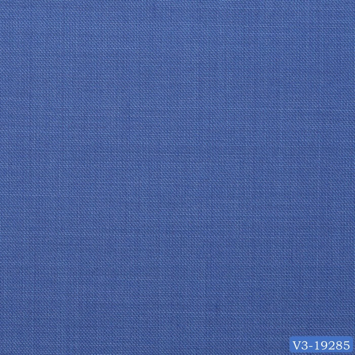 Cornflower Blue Sharkskin Plain Pant
