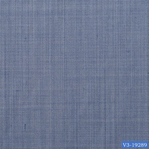 Light Pale Blue Sharkskin Plain Regular Suit