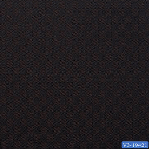 Rust Black Self Design Print Suit