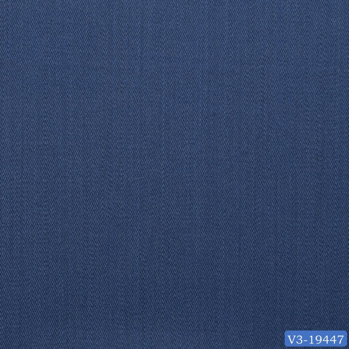 Blue Solid Plain Suit