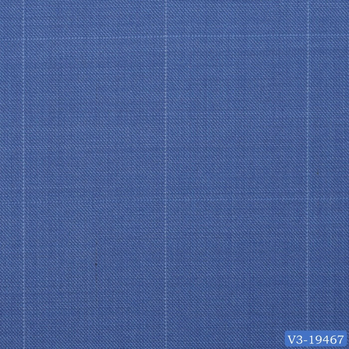Cornflower Blue with Light Windowpane Pant