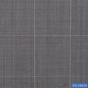 Rhino Grey Windowpane Suit