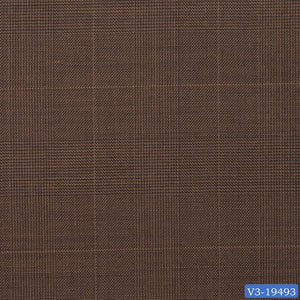 Coffee Brown Prince of Wales Check Suit