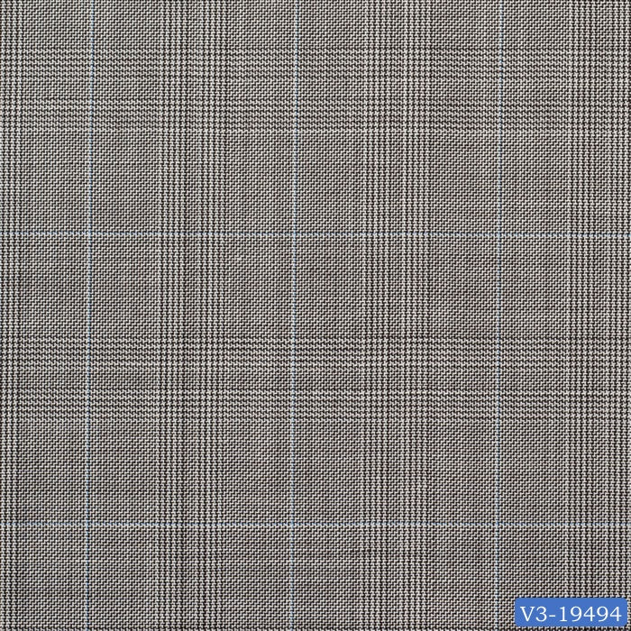 Smoke Grey Prince of Wales Check Suit