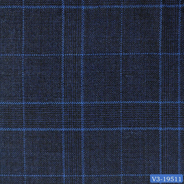 Yale Blue with Light Blue Check Pant