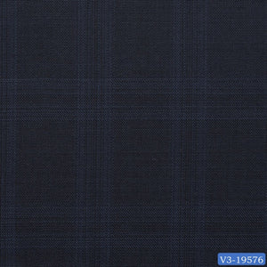 Aegean Blue Check Regular Suit