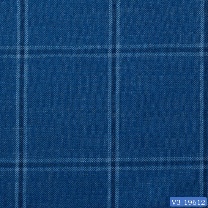 Sapphire Blue with Thick Windowpane Jacket