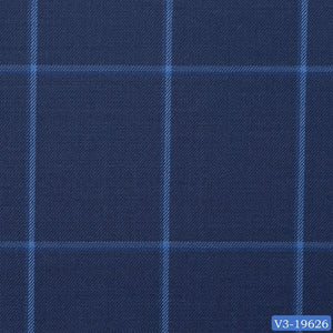 Yale Blue with Light Windowpane Suit