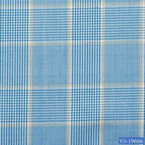 Maya Blue Prince of Wales Check Suit