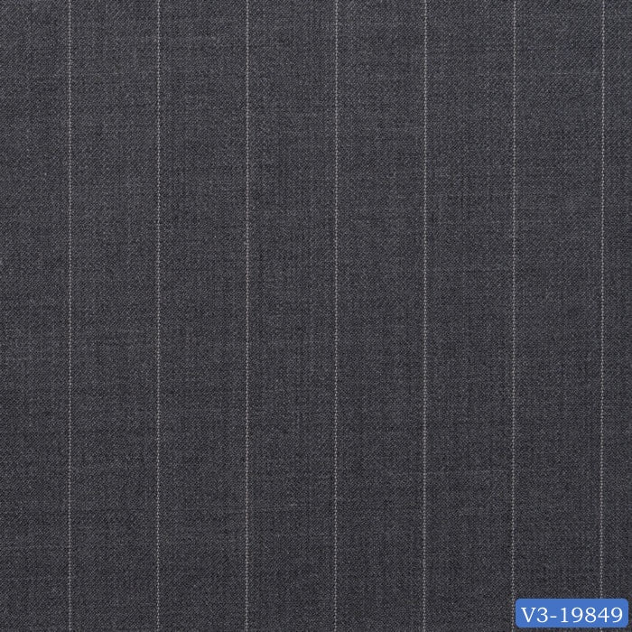 Dark Fossil Grey with Light Stripe Suit