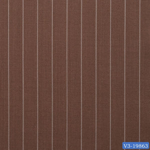 Peanut Brown with Light Stripe Suit