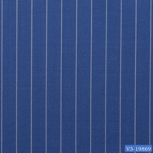 Azure Blue with White Stripe Pant