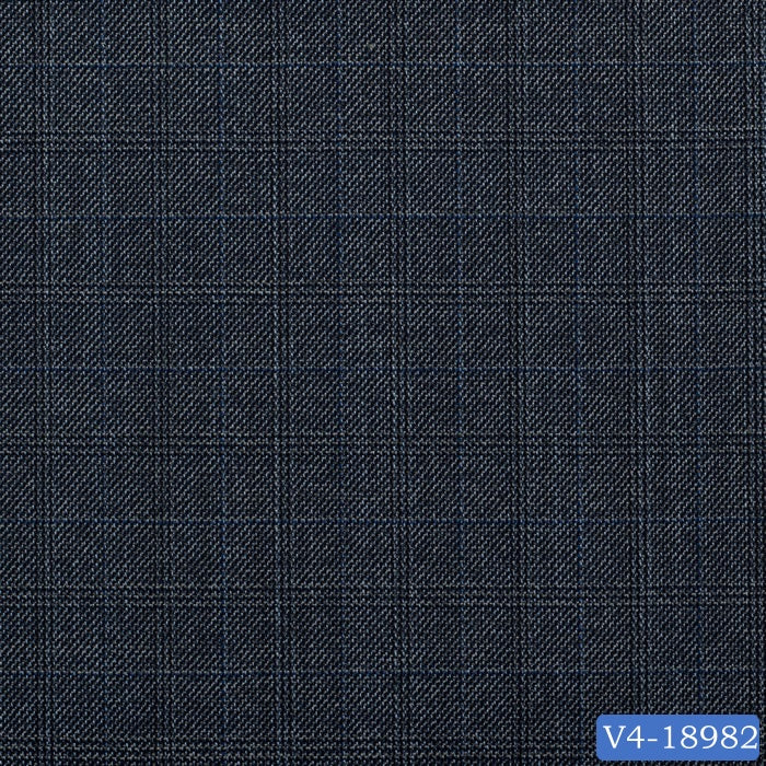 Shadow Blue Grey Check Suit