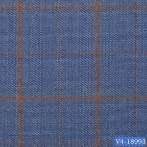 Steel Blue with Bright Check Vest