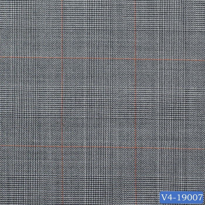 Light Grey Prince of Wales Check Short Suit