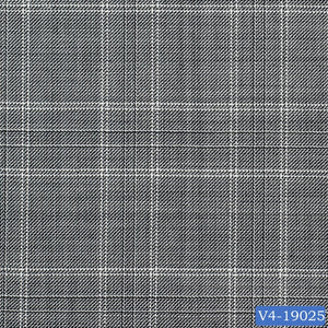 Pewter Grey with White Check Suit