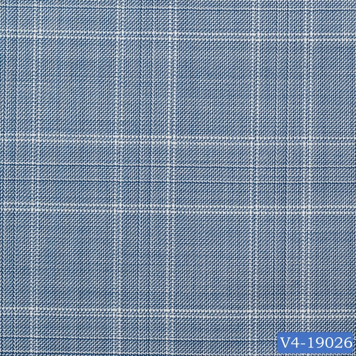 Maya Blue Light Plaid Check Vest