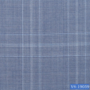 Light Blue Check Short Suit